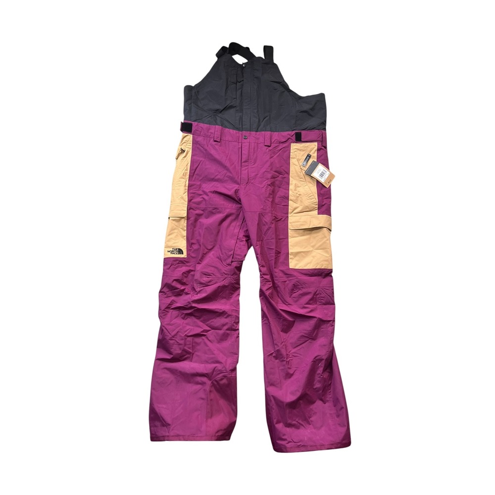 The North Face Men's Freedom Bib Snow Pants XL NWT Boysenberry Almond Butter